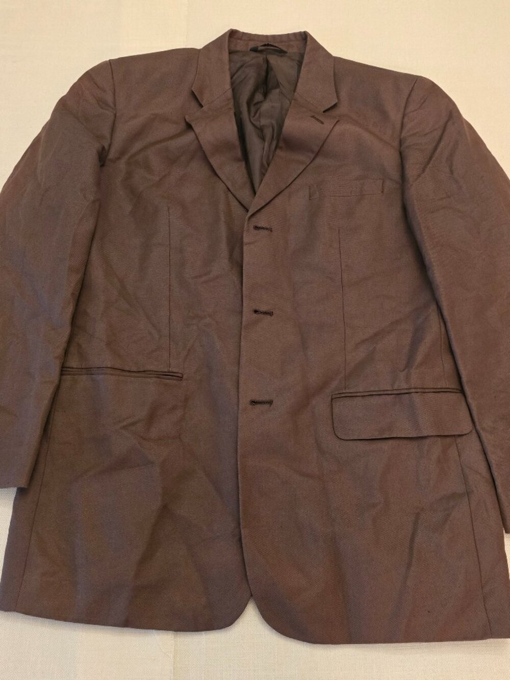 NWT Structure brown linen blend 2 piece suit